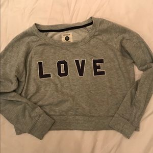 Cotton On Love Cropped Sweatshirt